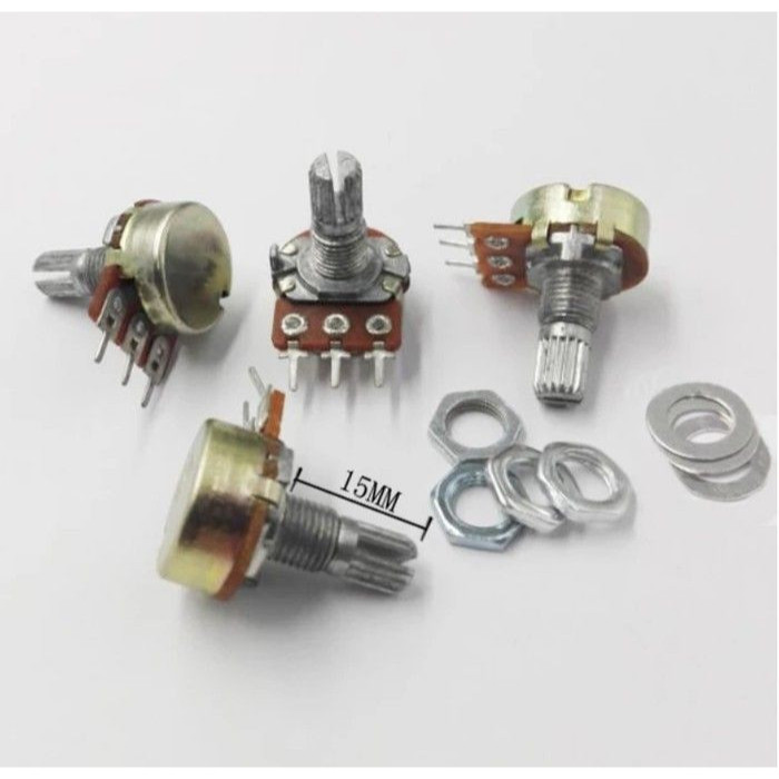 Potensio 100K Potensiometer Mono Linear B100K B 100 K 100K