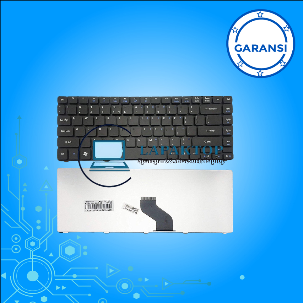 Keyboard Acer TravelMate 4740 4740G 4740Z 8372 8472 P243 - Black