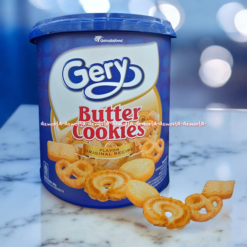 

Gery Butter Cookies 300gr Flavor Original Recipe Biskuit Mentega Geri Gerry Bater Biscuit Kukis Cookie Kemasan Kaleng Garuda Food