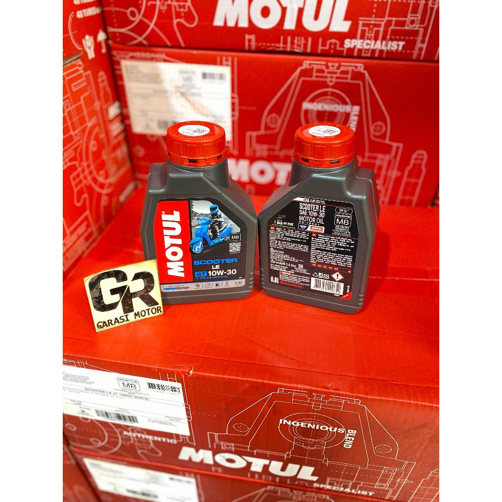 paket grosir 1 dus isi 20 botol oli matic motul scooter le 10w30 0.8 1 liter nmax aerox lexi mio faz
