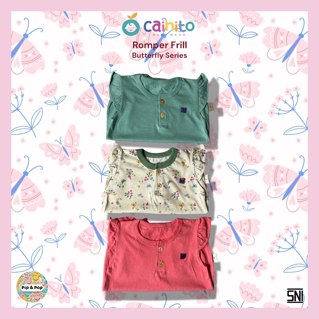 Cainito Romper Frill Bayi Perempuan