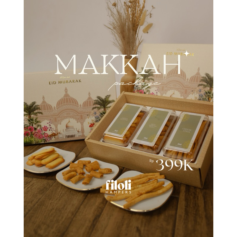 

MAKKAH Cookie Box, Kue Lebaran, Hampers Lebaran, Eid Hampers, Parcel Lebaran