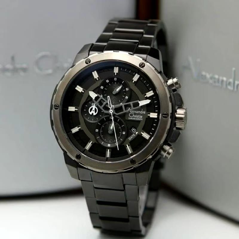 Jam Tangan Original Pria Alexandre Christie AC 6530 MC