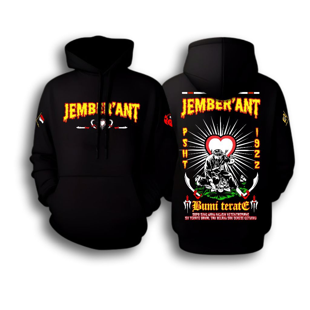 Hoodie PSHT | TEBAL | DJEMBERANT | BOJONEGORO | bisa request