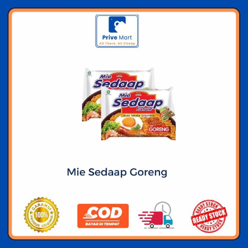 

Mie Sedaap Instan Goreng 91g Prive Mart