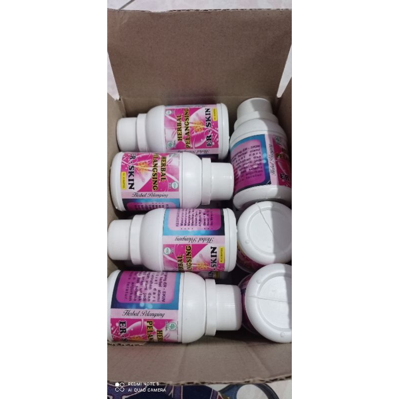 Herbal Pelangsing Erskin / Erskin pelangsing Paket Reseller isi 40