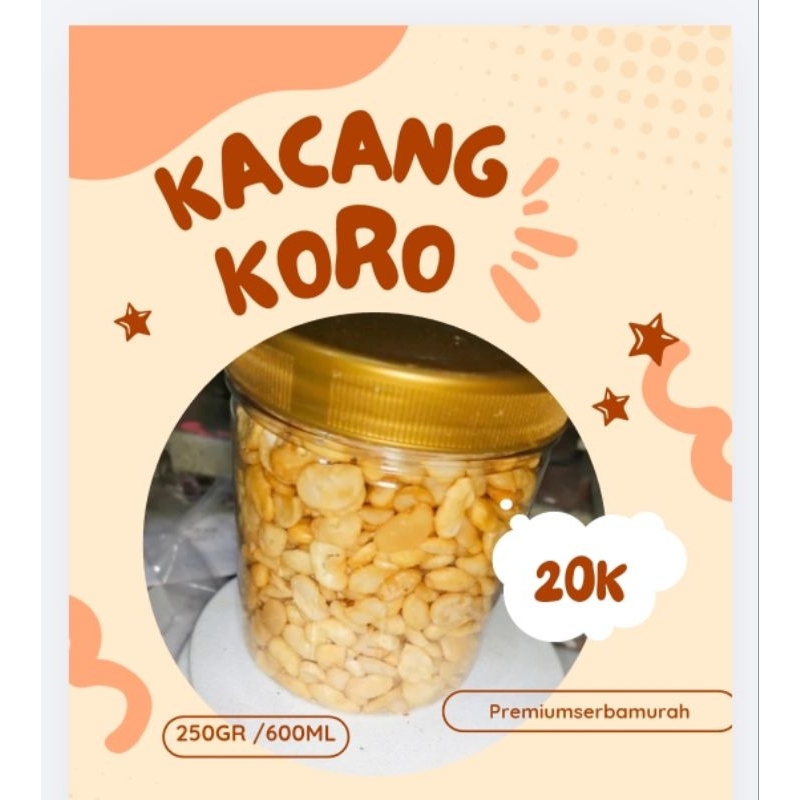 

KACANG KORO 250GR /600ML