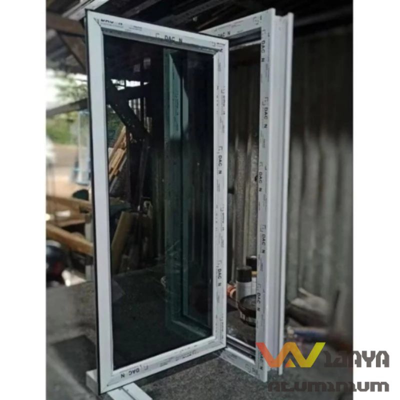 Jendela Aluminium Casement 80x50