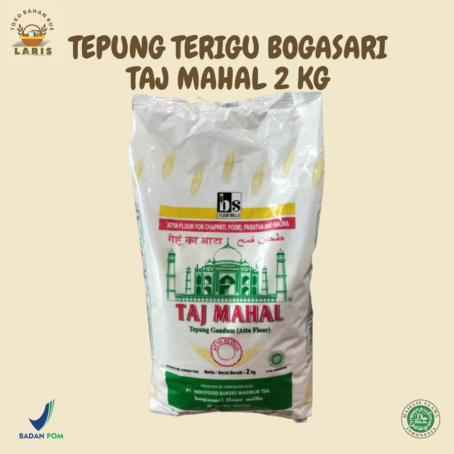 

TEPUNG TERIGU BOGASARI TAJ MAHAL 2 KG