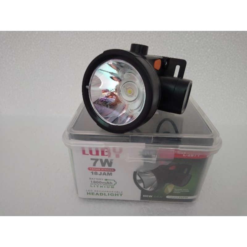 SENTER KEPALA LUBY 7 WATT