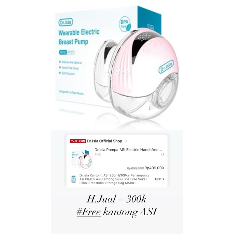 Dr.isla Pompa ASI Electric Handsfree...