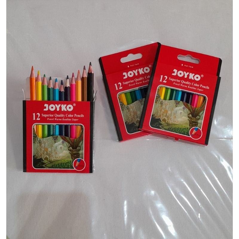 

PENSIL WARNA PENDEK 12 WARNA JOYKO