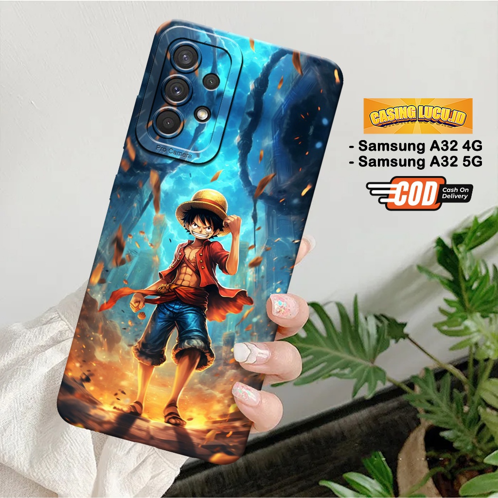 Case Samsung A32 4G / A32 5G - Fashion Case Anime - Casing Hp Samsung A32 4G / A32 5G - Softcase Hp 