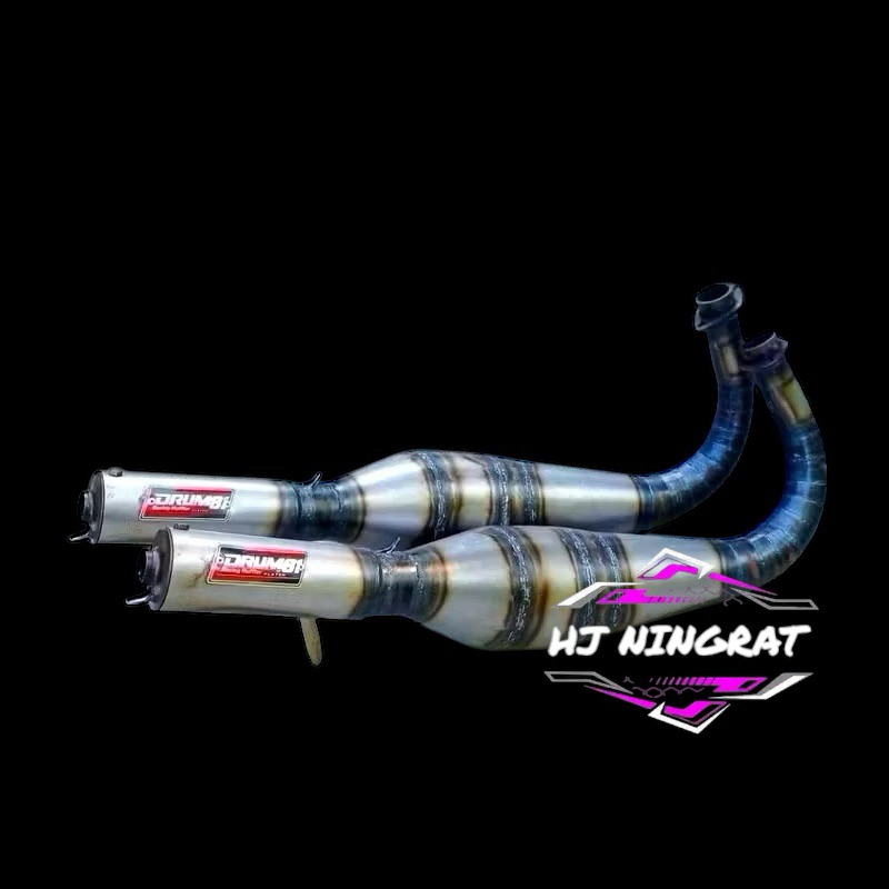 KNALPOT RX-KING DRUM81 ORI KNALPOT KUPANG KEJAM DRUM81 RXKING BLAYER