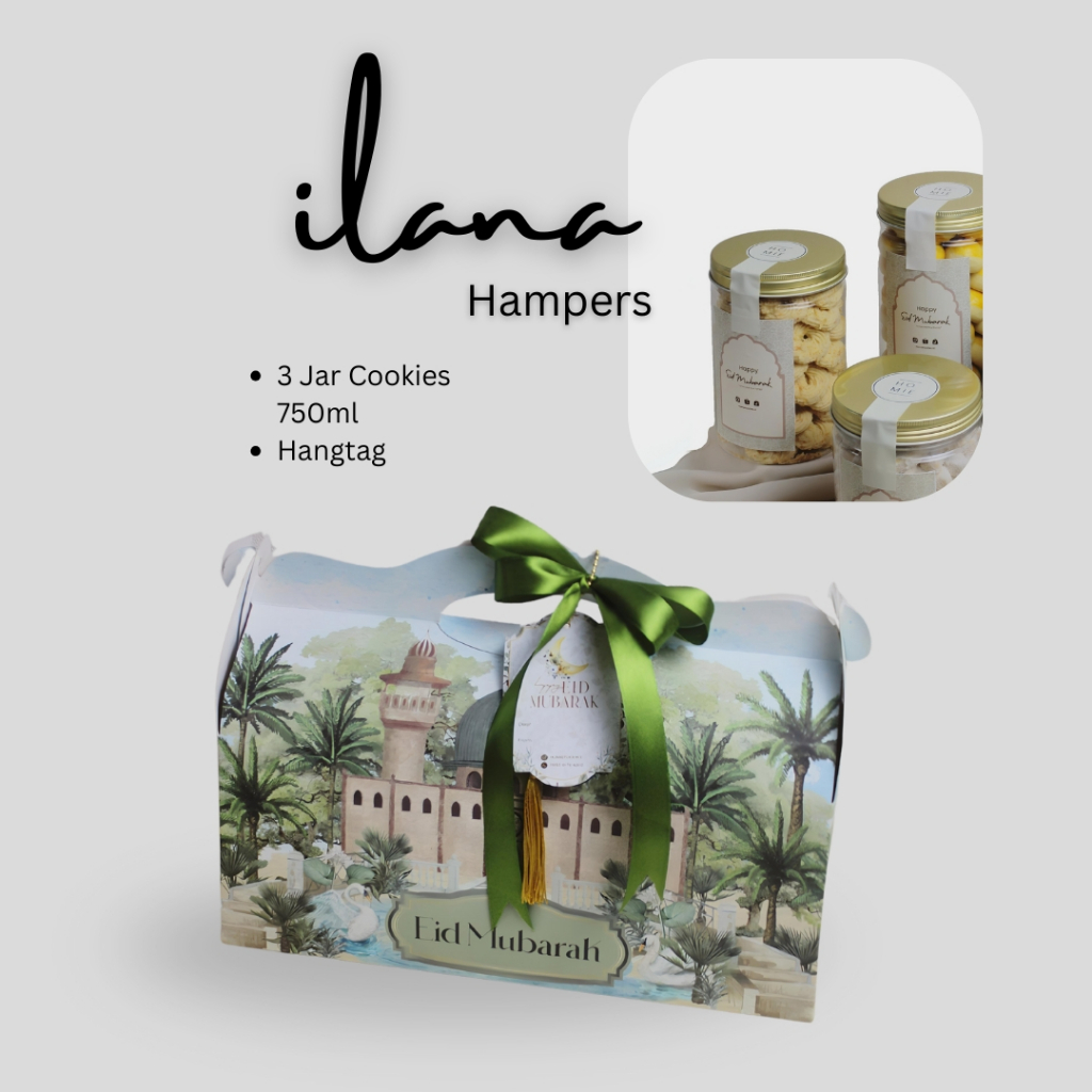 

Ilana Hampers Lebaran | Idul Adha 2025 | Hadiah Cantik | Hampers Makassar | Kue Lebaran | Premium