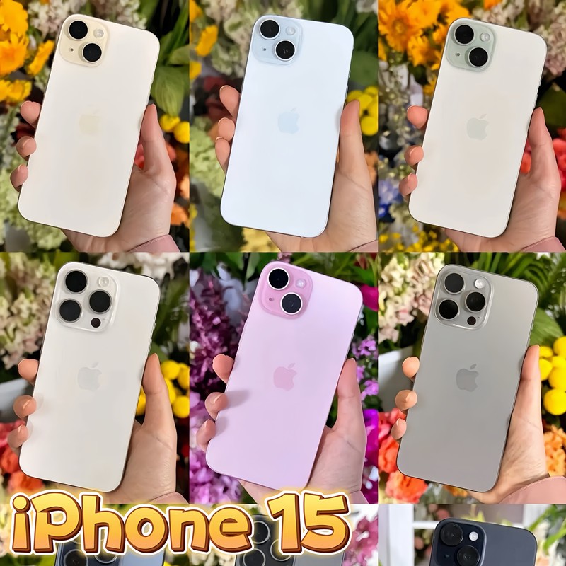 iPhone 15 PLUS 512GB/256GB/128GB SECOND ORIGINAL Fullset