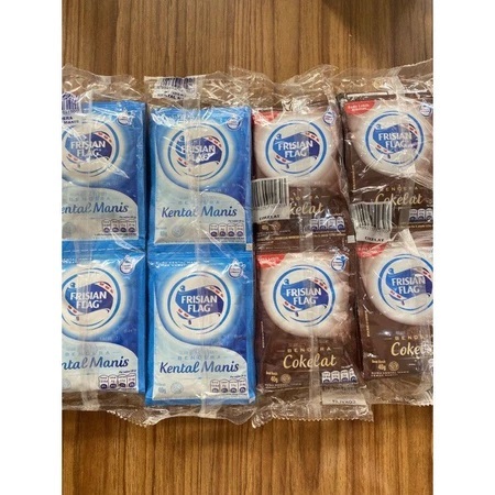 

(Per Pack isi 6) Frisian Flag Susu Kental Manis Renceng isi 6Sachet