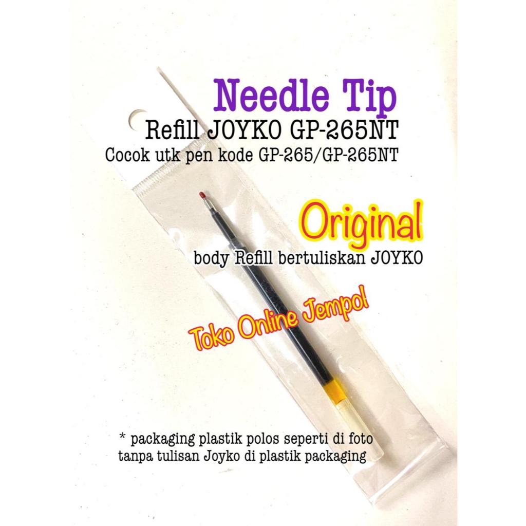 

REFILL isi ulang pulpen JOYKO Q3 GP265NT needle tip Q3 Gel black tinta isi ulang GP 265NT GP 265 NT black jel ink GPR267NT ATK1614JK