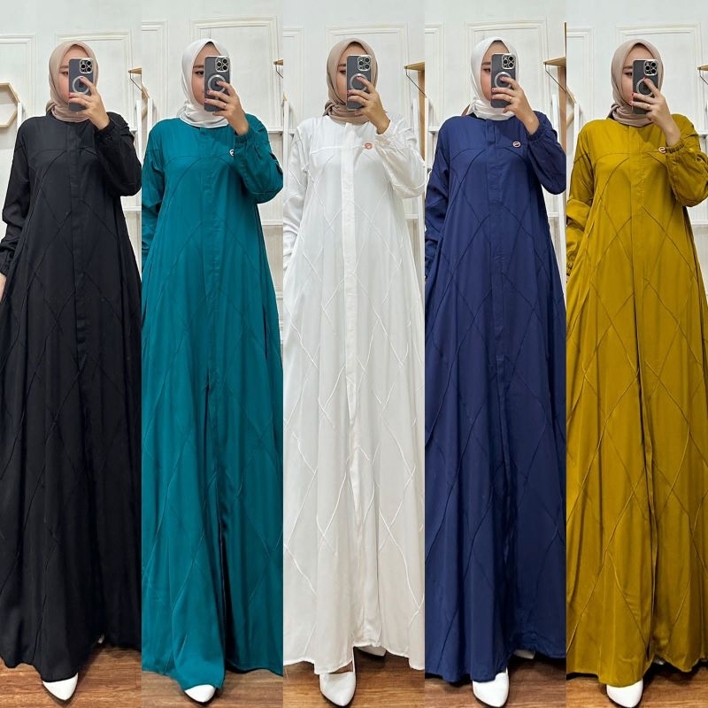 SAFIRA DRESS BAHAN RAYON TWILL PREMIUM PALING BEST SELLER RFILLY