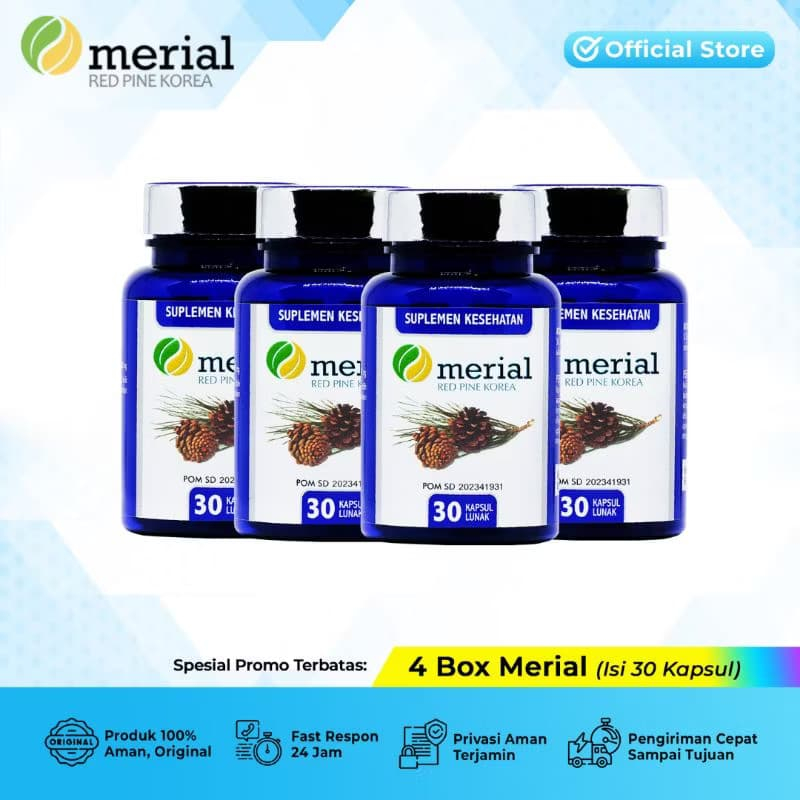 MERIAL RED PINE KOREA 5 BOX PENURUN KOLESTROL