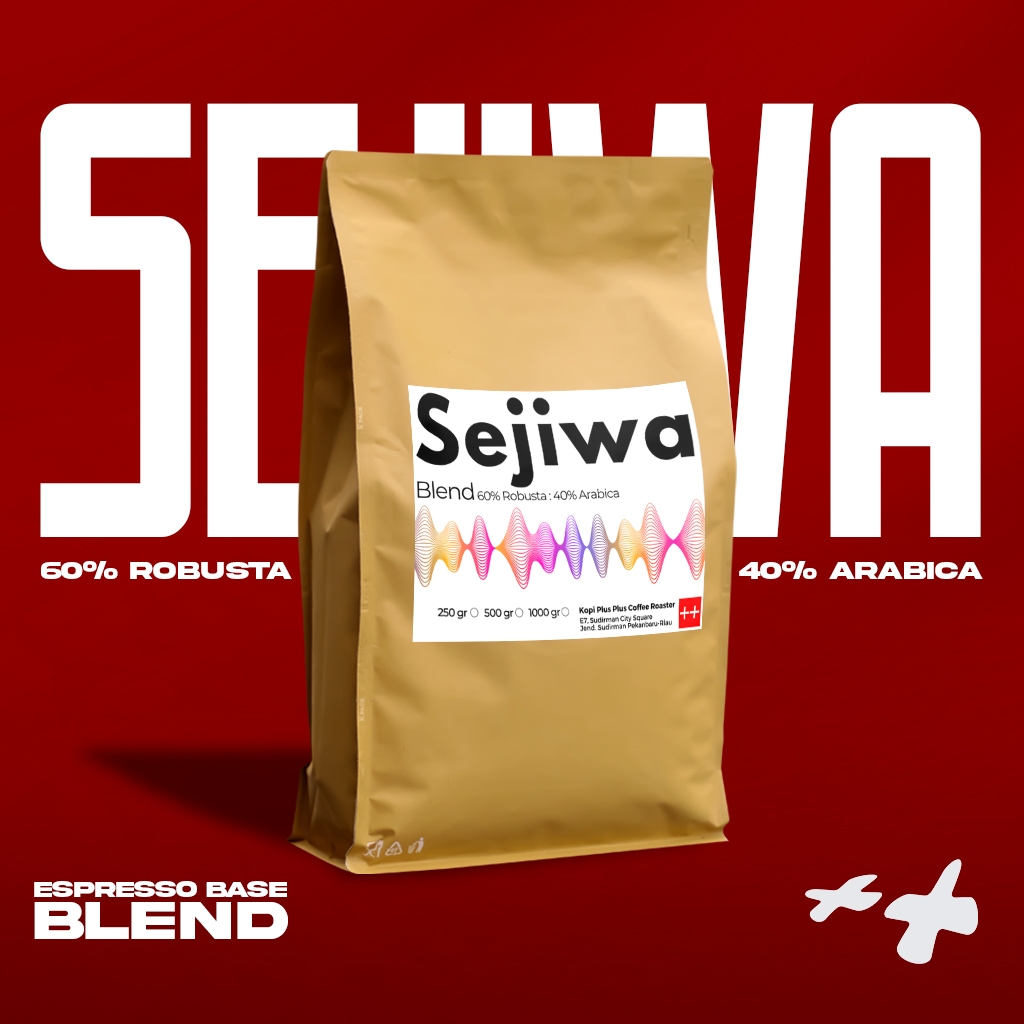 Sejiwa Blend Espresso Kopi Susu 500gr Biji Kopi Bubuk Roasted Beans