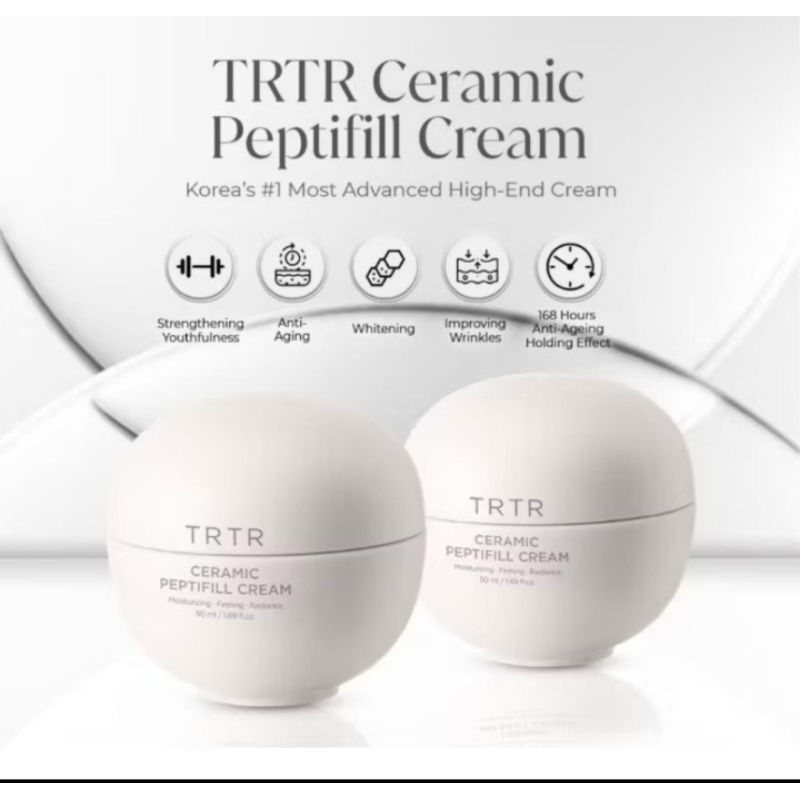 

Tirtir Ceramic Peptifill Cream 50ml Anti Aging & Anti Wrinkle ORIGINAL KOREA