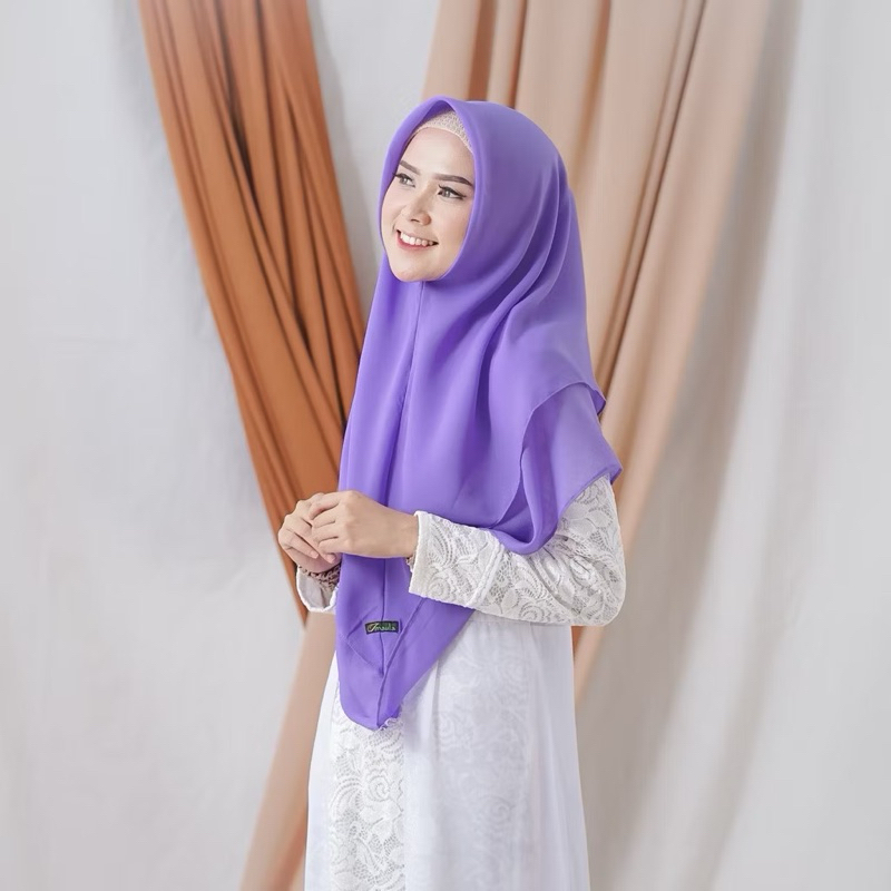 Hijab instant 2 Layer Polycotton Najma