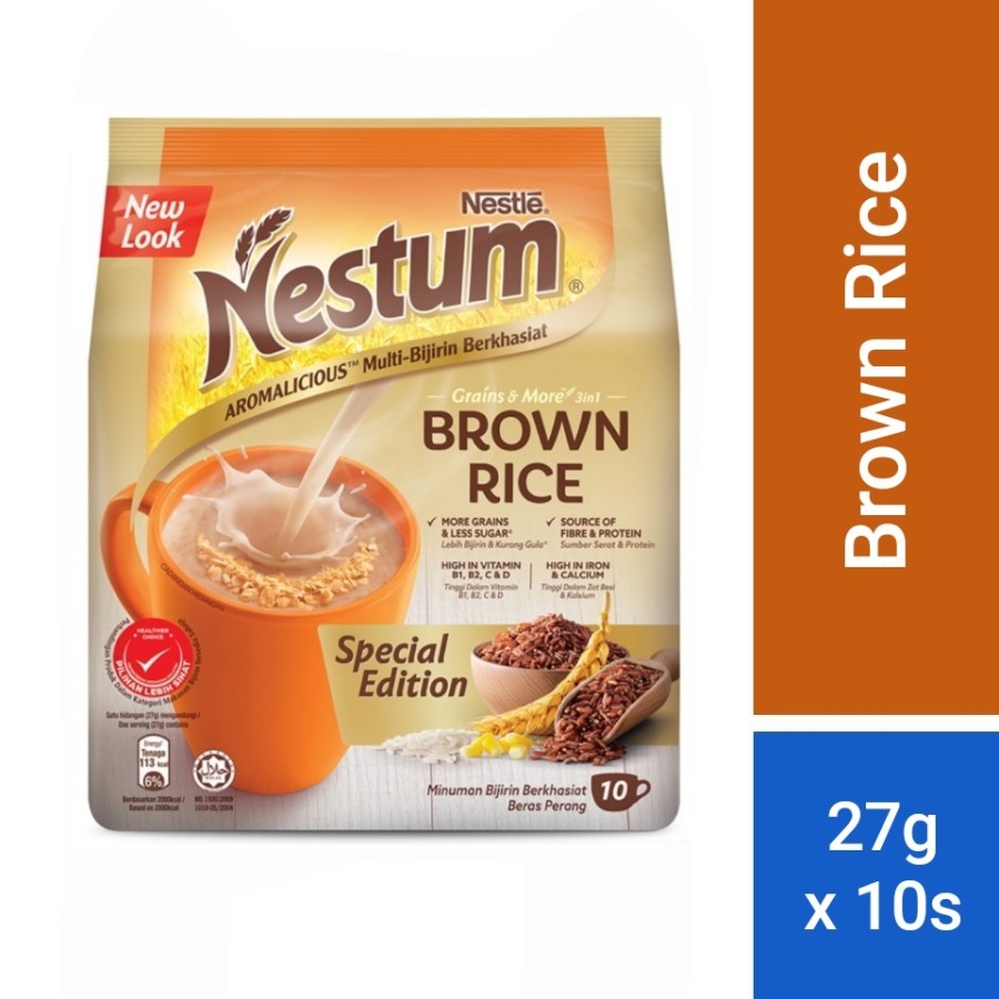 

NESTUM Grains & More 3 in 1 Brown Rice Sereal Malaysia - 10 sachet