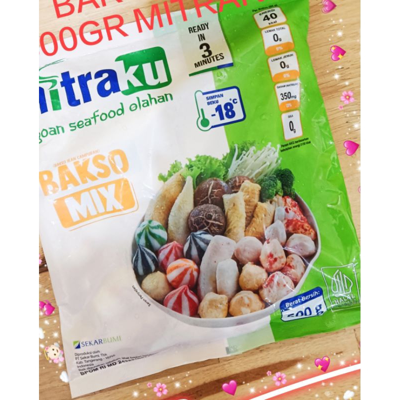 

MITRAKU BAKSO IKAN MIX/STEAMBOAT BAKSO MIX 500GR