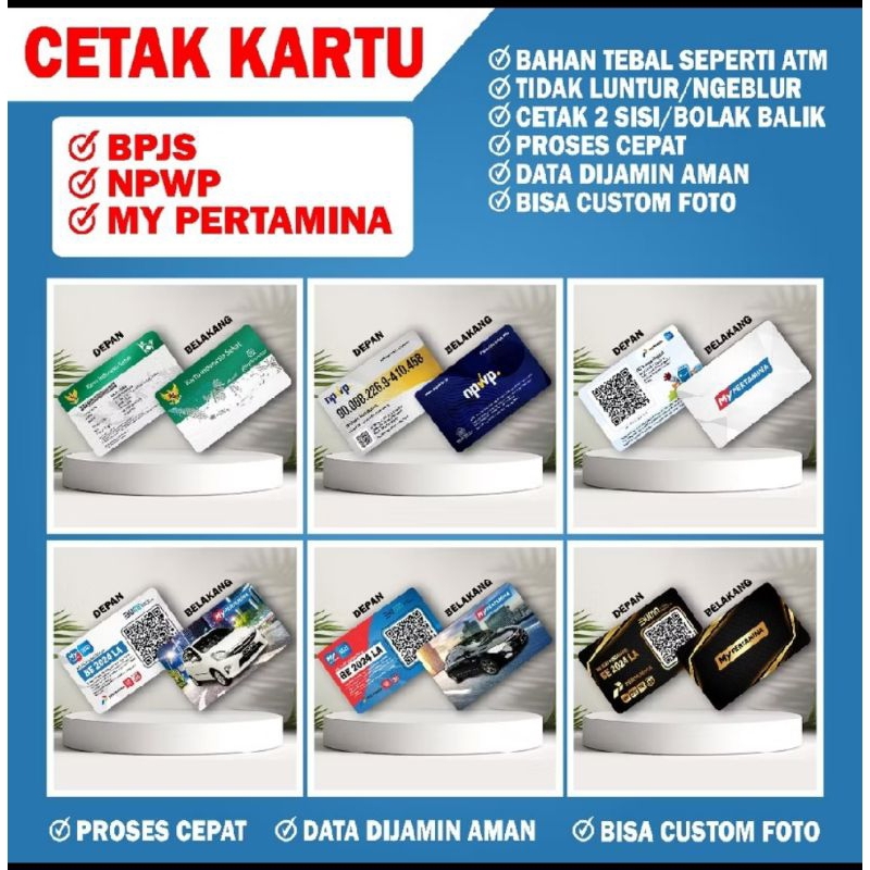 

Cetak ID Card Custom Fullset + Holder + Tali Lanyard Name Tag ID Card