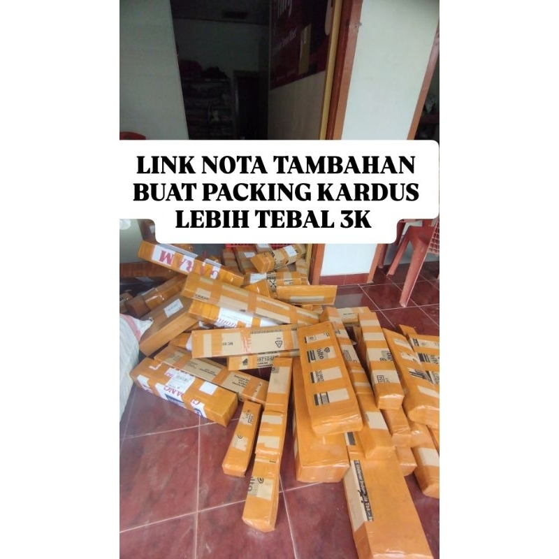 

LINK NOTA TAMBAHAN PACKING KARDUS TEBAL