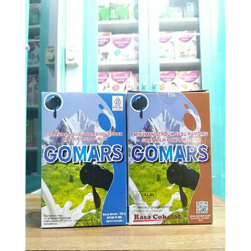 

GOMARS 200 GR | CAMPURAN SUSU KAMBING DAN KRIMER BUBUK | gomar