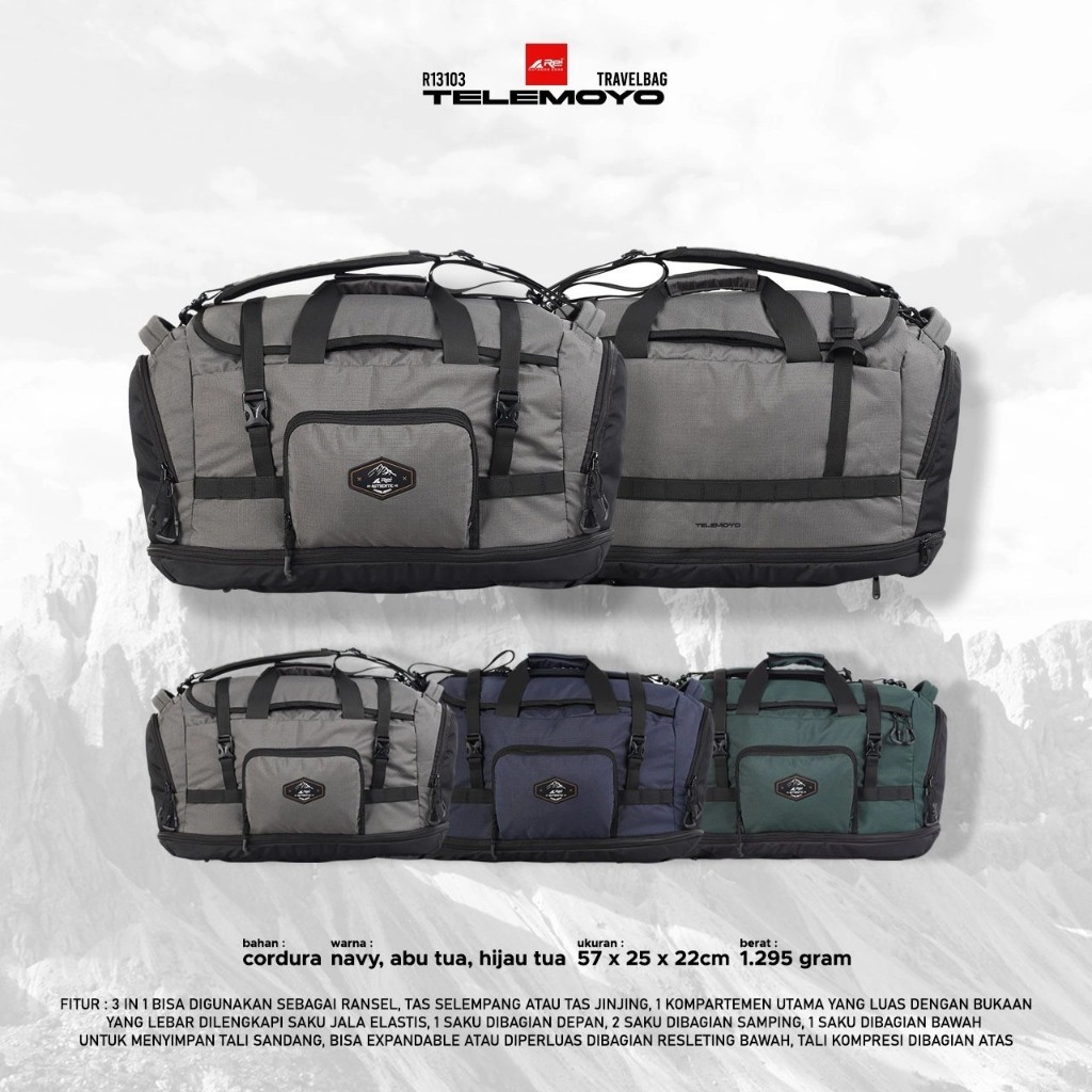 Tas Travel Bag Rei Telemoyo