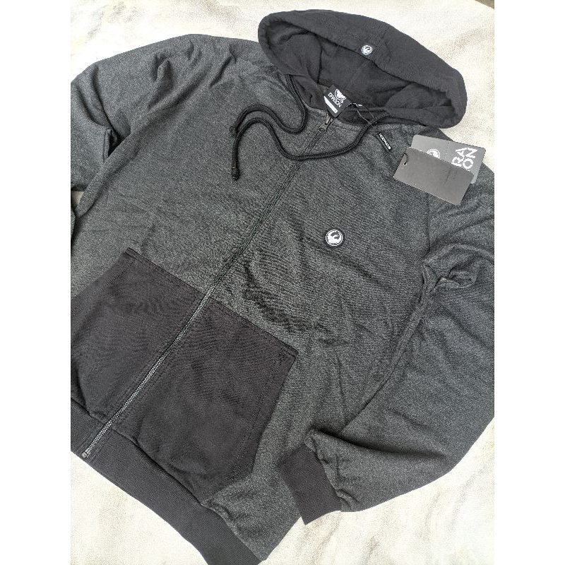 zipper hoodie Dragon alliance gumme black - size S