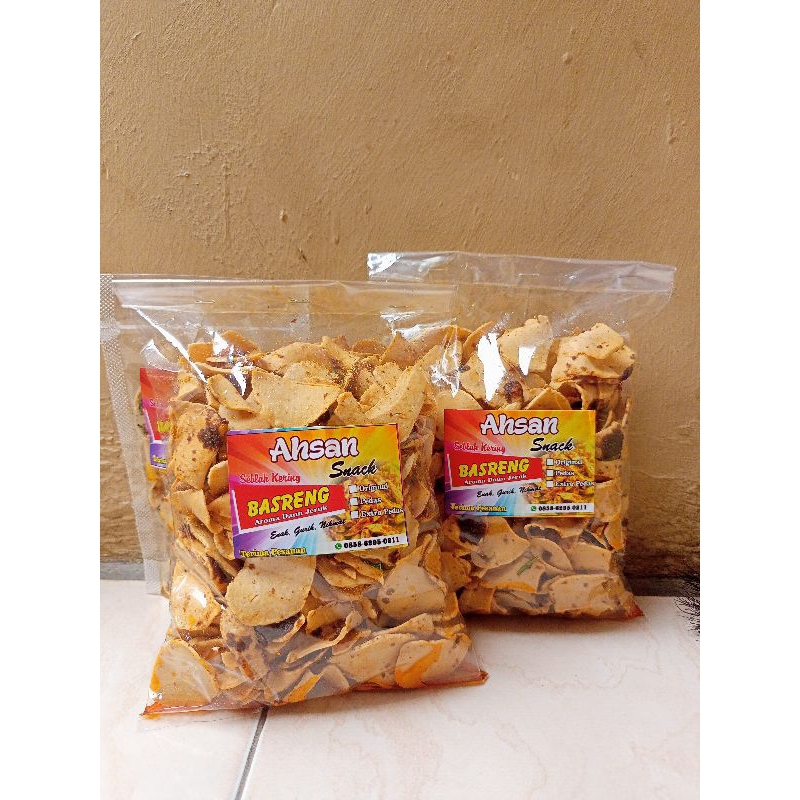 

Basreng pedas daun jeruk