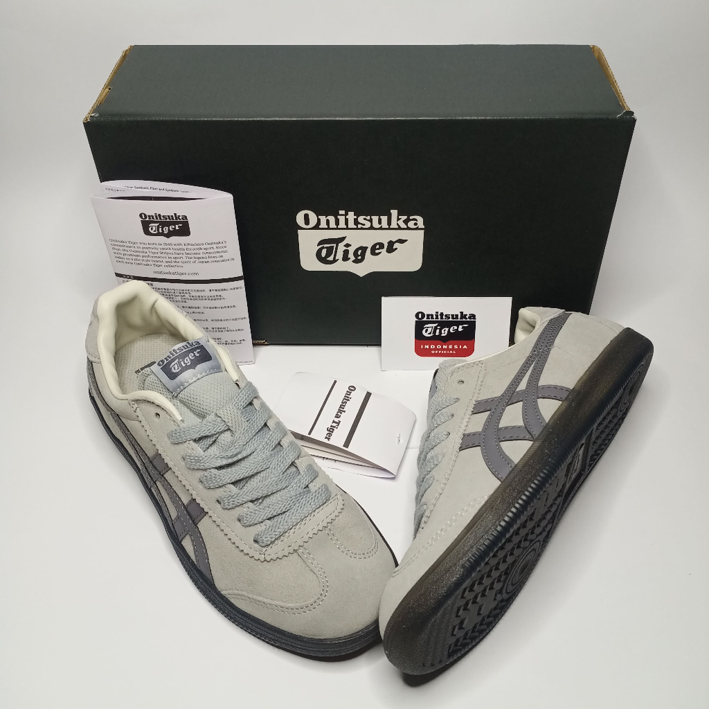 Sepatu Onit Tiger Tokuten 'Grey' Sneakers Original
