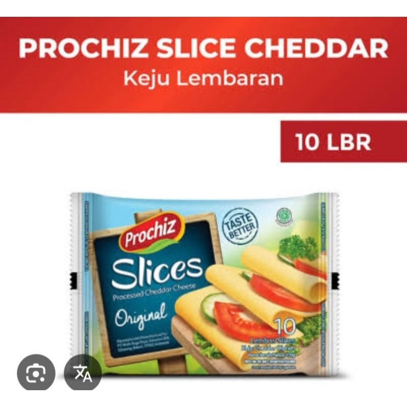 

keju slice prochiz isi 10 lembar