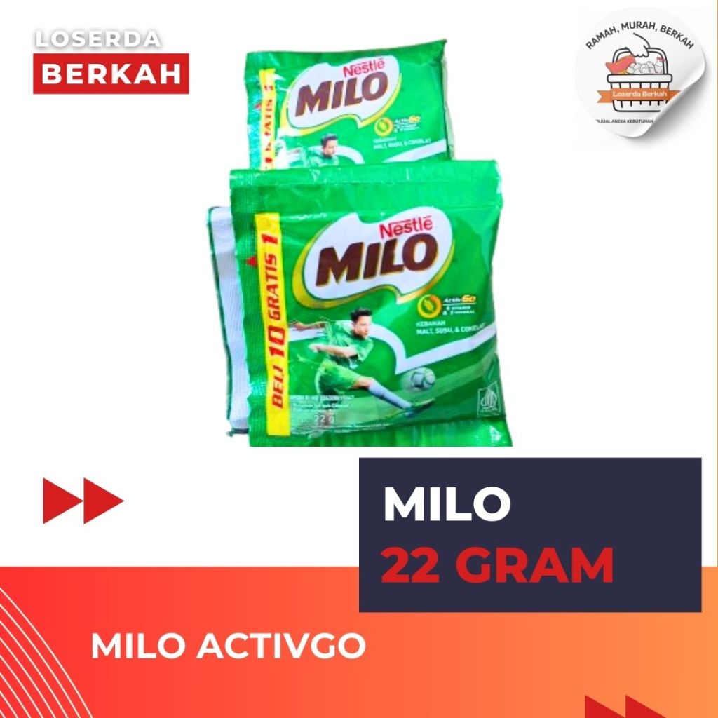 

Milo Activ-Go Sachet |1 Renceng isi 10 sachet expired januari 2026