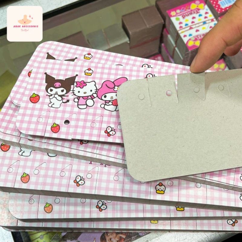 

RB [144pcs] Kar Hangtag Pajangan Gantungan Kunci - Kar Accessories Bahan Hard Karton