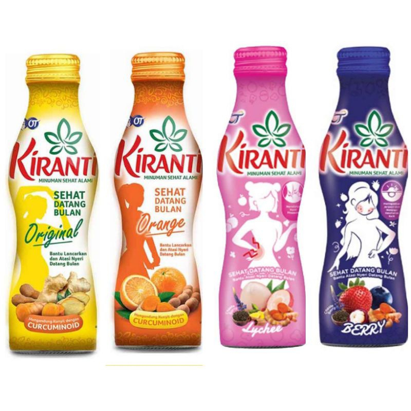 

(instant saja) Kiranti Sehat Datang Bulan minuman sehat original orange leci berry