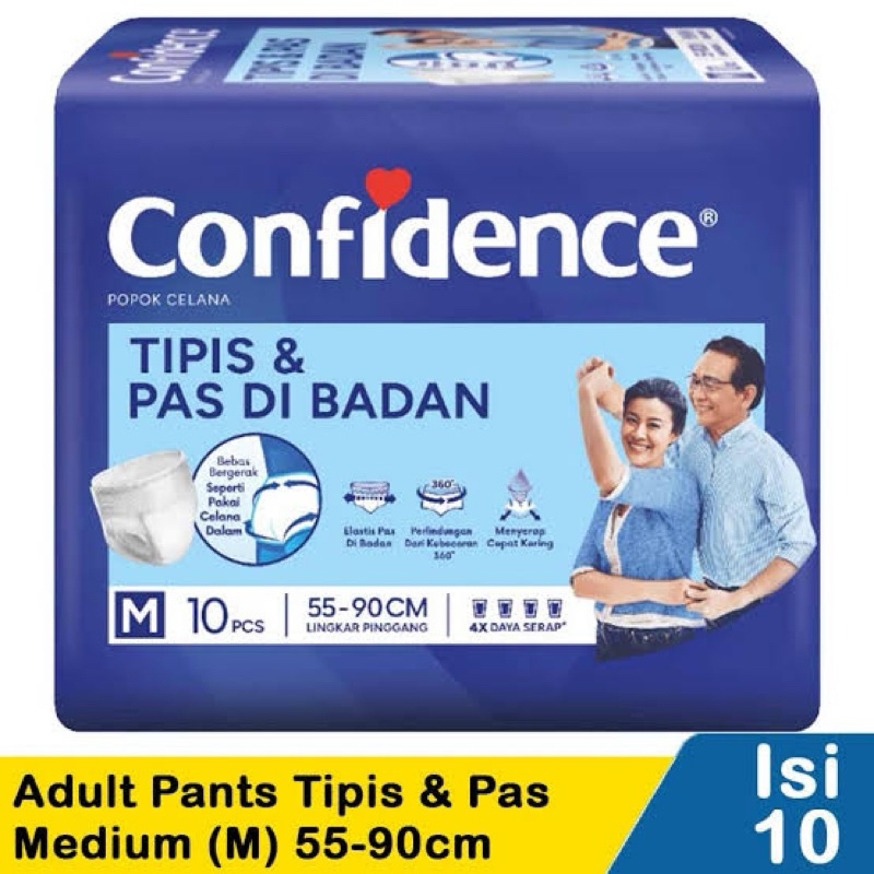 Confidence Pampers M 10pcs