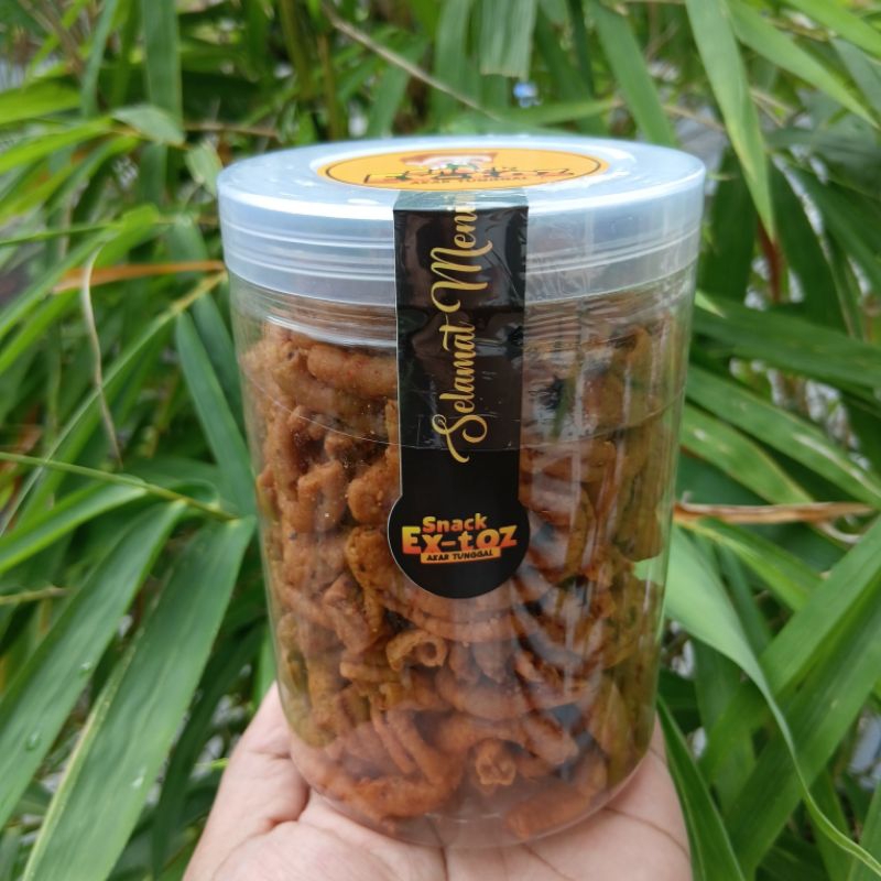 

USUS PEDAS DAUN JERUK Ex-toz toples 750 ml 300gram | cemilan pedas