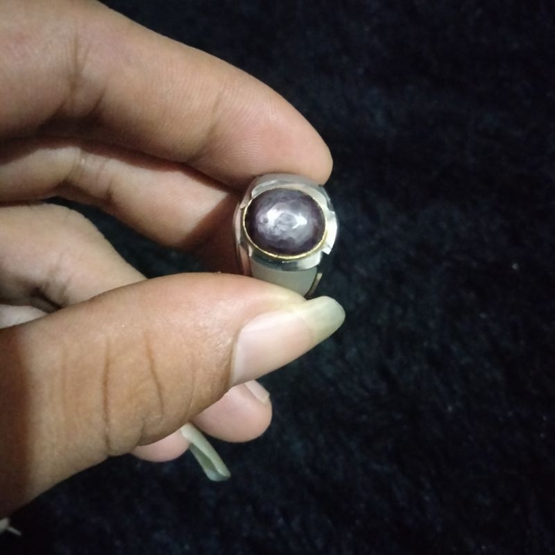 BATU PERMATA SAFIR STAR 100% NATURAL ASLI