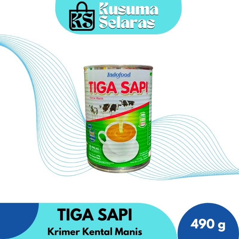 

Tiga Sapi Krimer Kental Manis 490 g