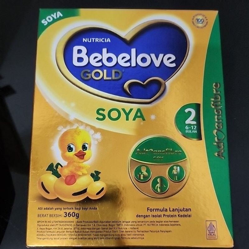 

Bebelove gold soya 2 6-12 bulan 360 gram