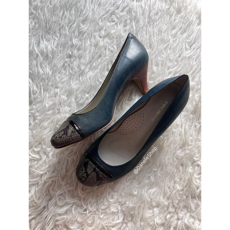 ANDRE VALENTINO Sepatu Wanita Heels 7cm size 7 (PRELOVED - BARANG ORIGINAL)
