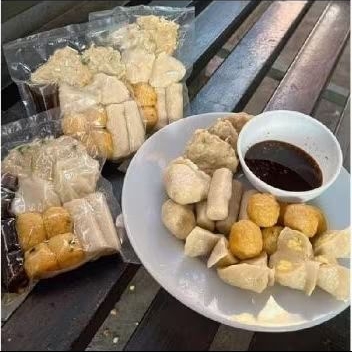 

Pempek Palembang isi 10 mini