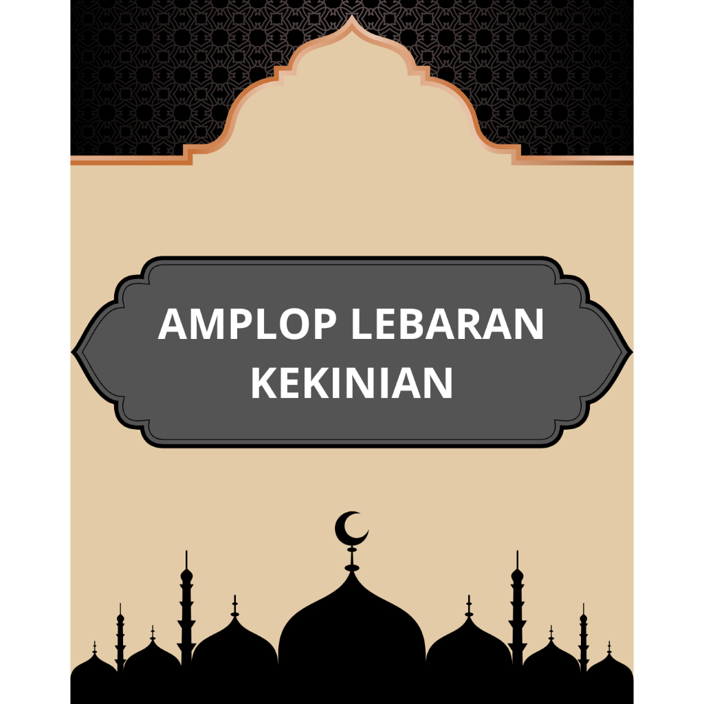 

AMPLOP LEBARAN WARNA COKLAT KEKINIAN ISI 10 pcs