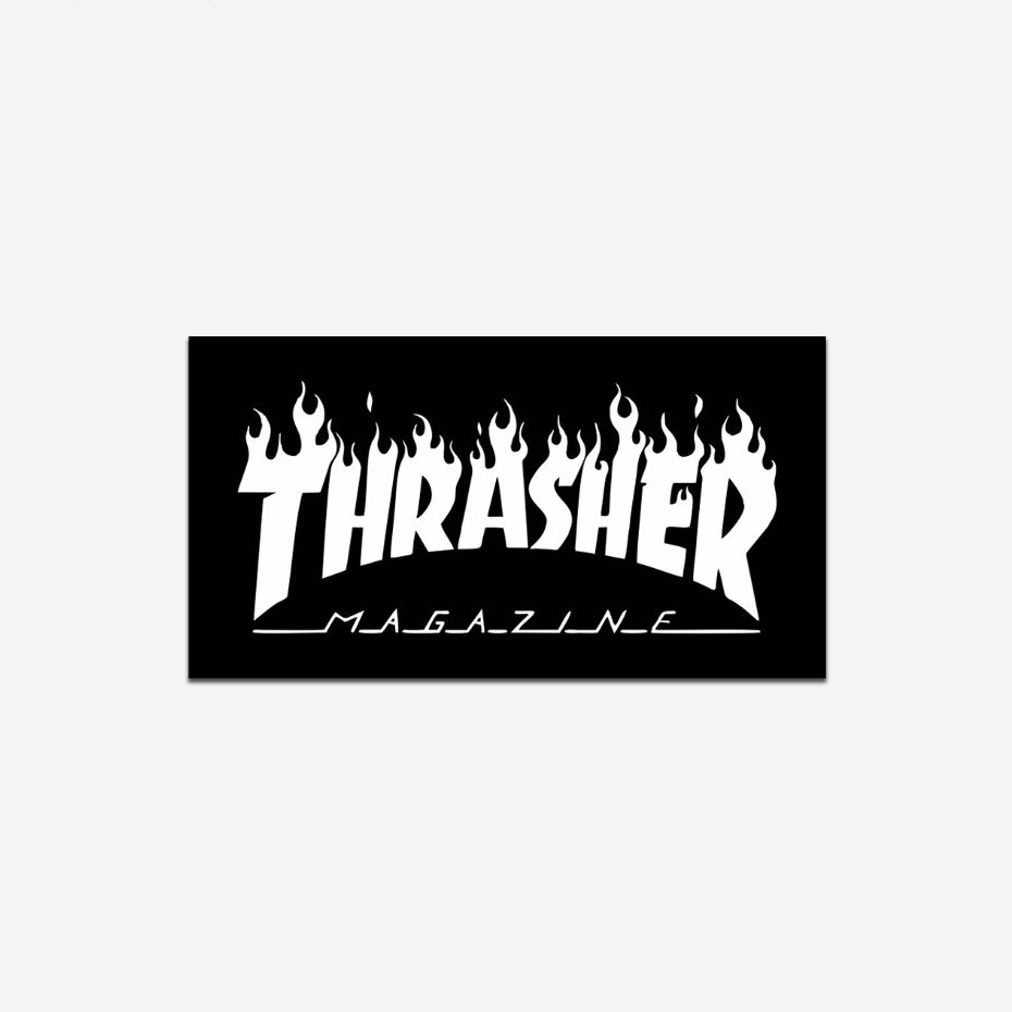 

Sticker Brand Thrasher Logo Magazine Stiker Tahan Air Vinyl Glossy