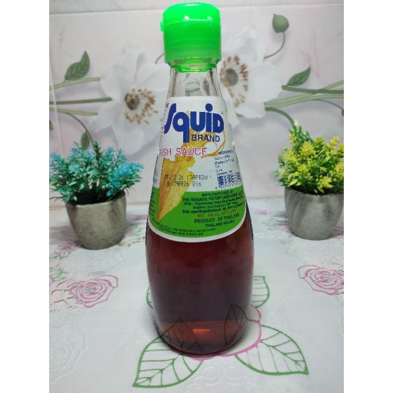 

squid fish sauce kecap ikan